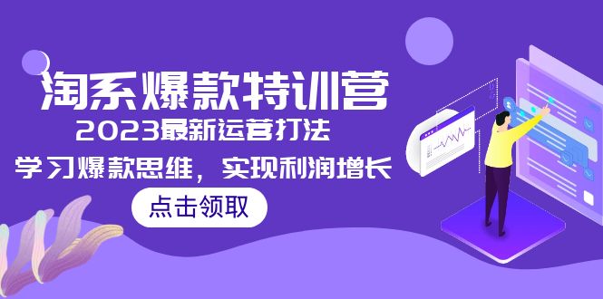 【淘系电商】2023淘系爆款特训营，2023最新运营打法，学习爆款思维，实现利润增长