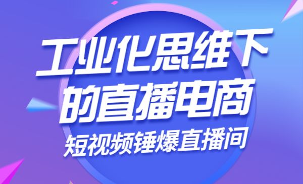 工业化思维下的直播电商之短视频锤爆直播间，听话照做执行爆单