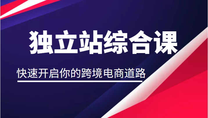 独立站综合课，快速开启你的跨境电商道路（价值2599元）插图